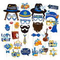 Holiday Photo Booth Props 30 Funny Happy Hanukkah Glasses Cute Qme China Mainland
