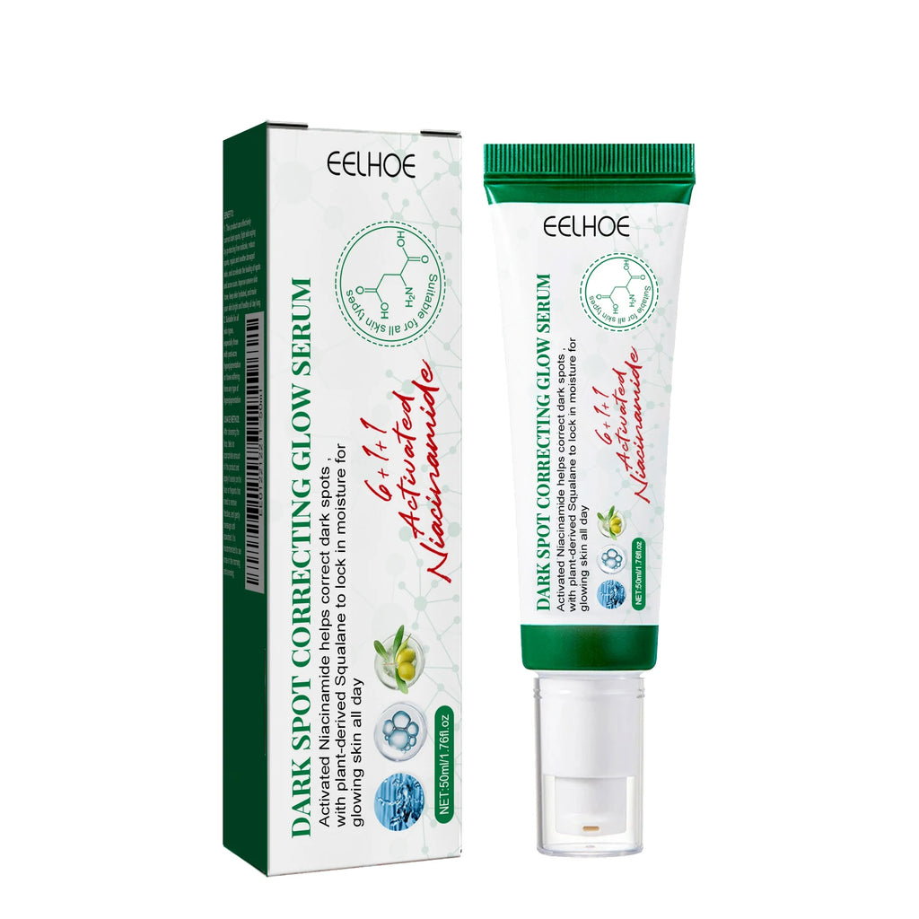 Nicotinamide Dark Spot Corrector Facial Serum Fade Melanin Acne Freckles Removal Brightening Improve Dull Face Care Essence Qme 50ml Boxed
