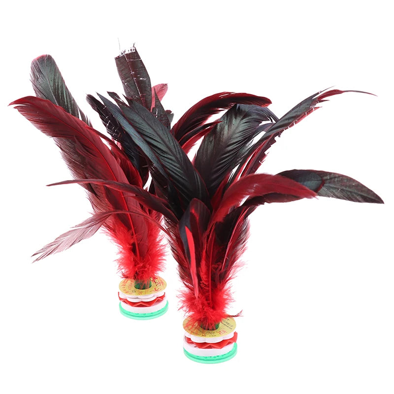 Chinese Jianzi Colorful Chicken Feather Shuttlecock Adult Fitness Qme Default Title