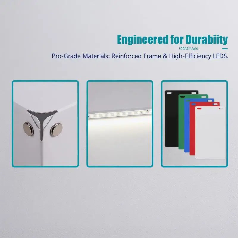 Portable LED Photo Studio Light Box Foldable Photography Tent USB Qme