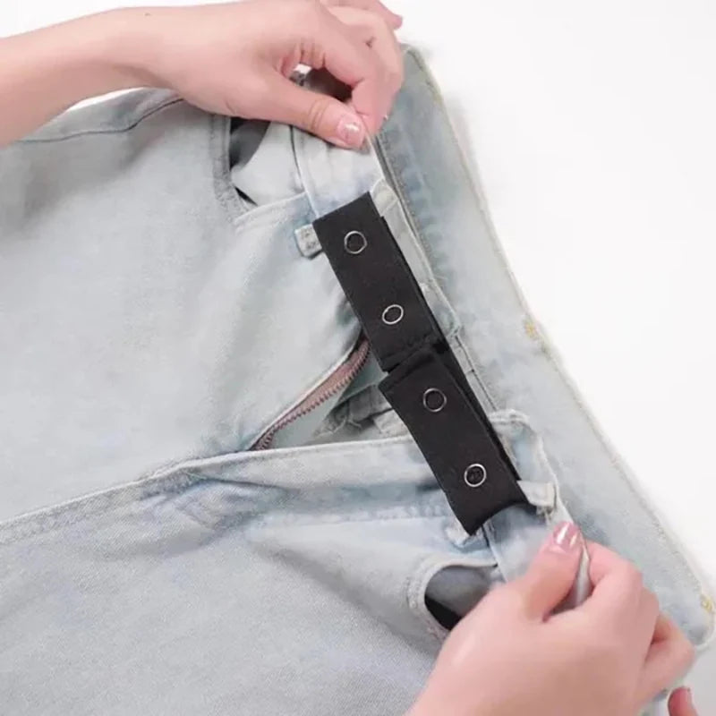 Belts Women Buckle-free Elastic Invisible Jeans Belt Without Buckle Qme