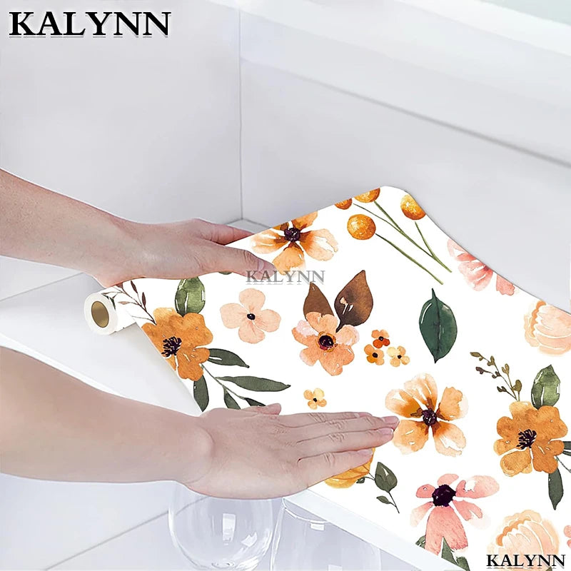 Floral Peel Stick Wallpaper Boho Flower Contact Paper Self Adhesive Qme