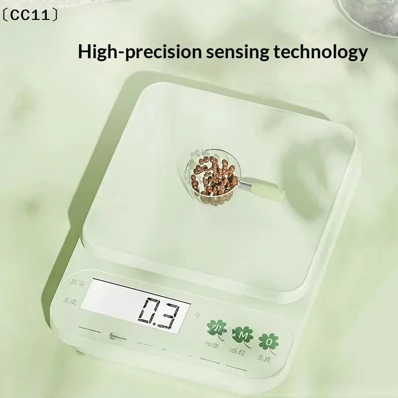 Digital Food Kitchen Scale Accuracy One Touch Tare Function Baking Qme