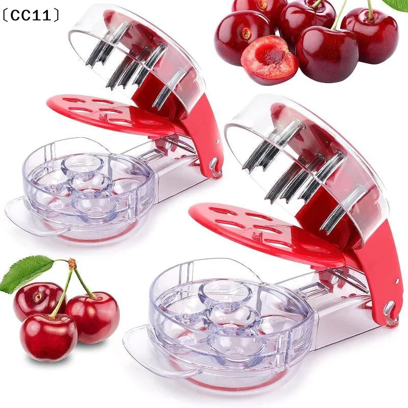 Cherry Pitter Tool 6 Slots Fast Pit Removal Food Grade Material Home Qme