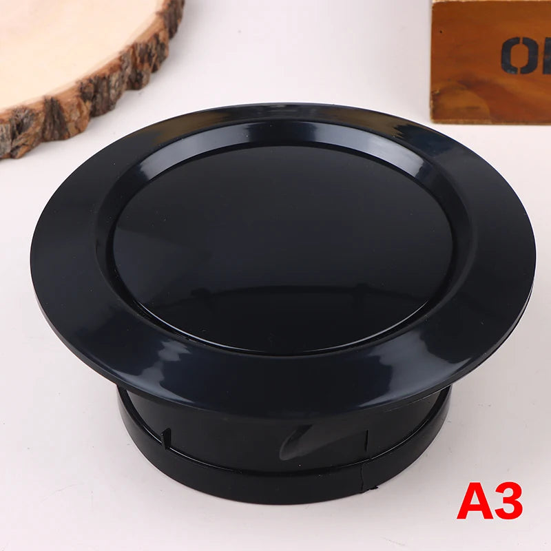 75/100/125mm Round Ducting Ventilation Cover Air Vent Extract Valve Grille Air Circulation Vents Cover Qme A3