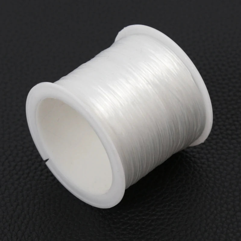 35M Spandex Jewelry Thread Stretch Elastic Beads Cord Crystal String Qme