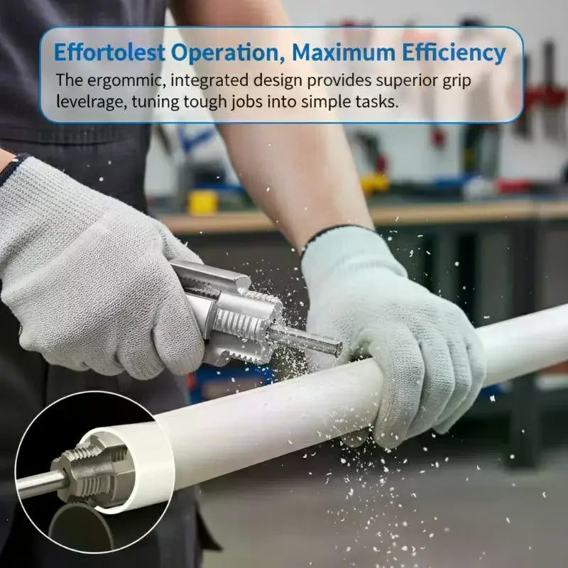 Heavy-duty PVC Plastic Pipe Threading Tool 1 2 3 4 Male Female Qme
