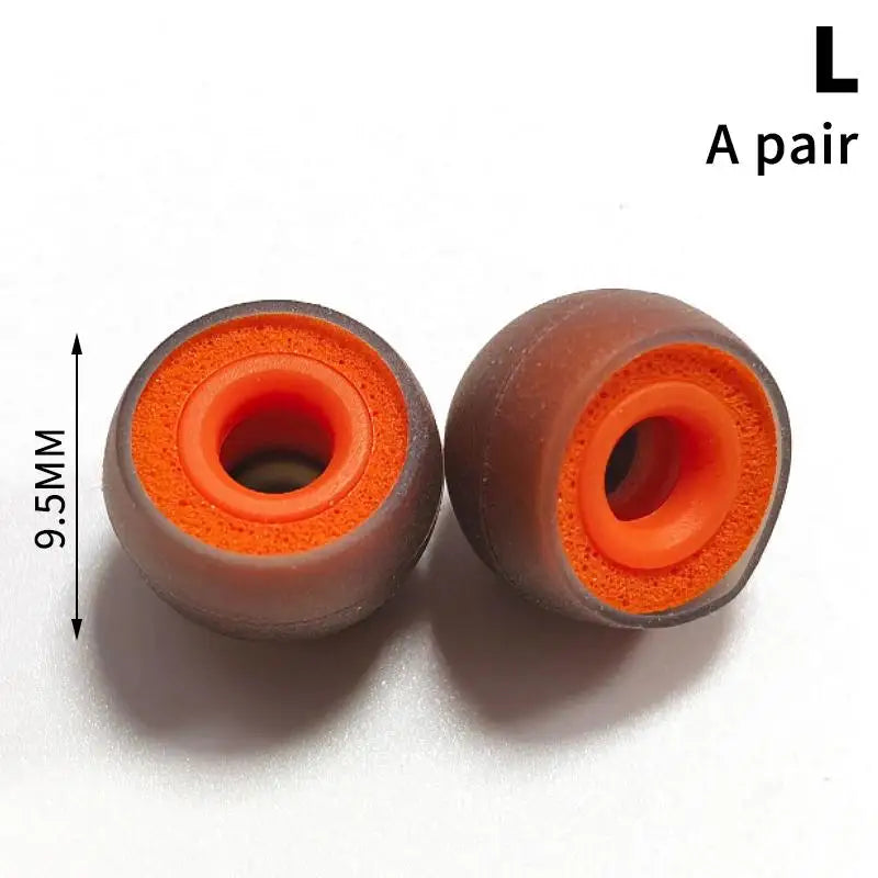 Improved Bass Effect Memory Foam Earbud Tips 1 Pair Silicone Ear Qme A1