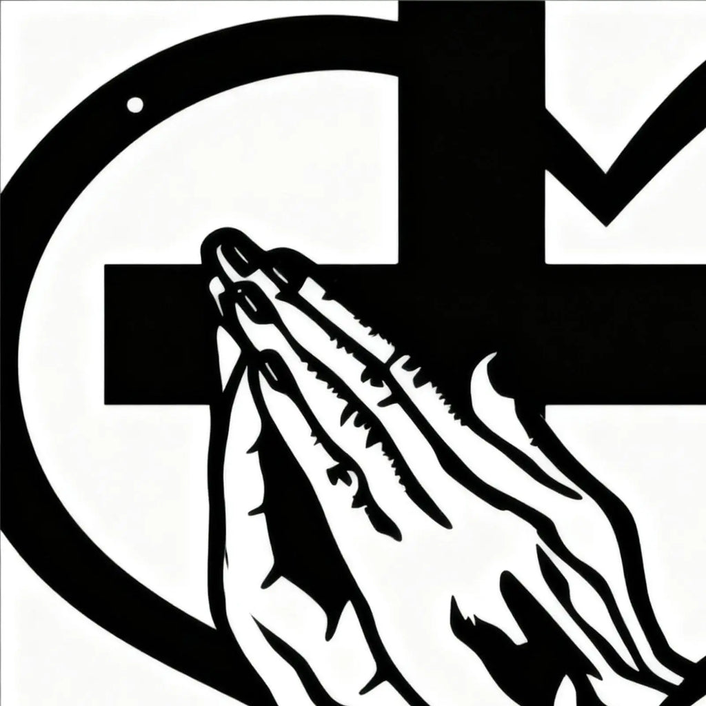 Christian Wall Sculpture Religion Inspiring Heart Art Iron Dining Qme