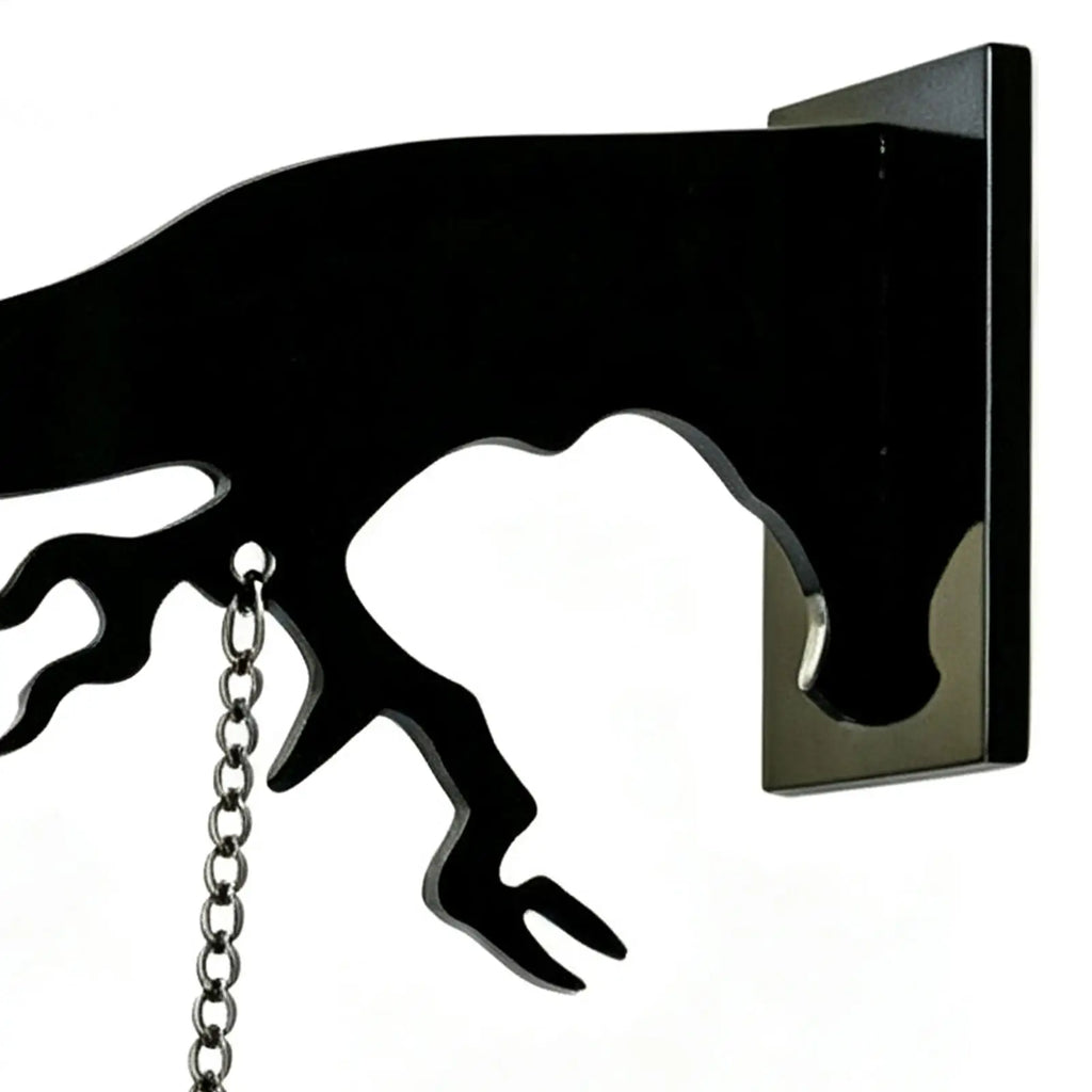 Halloween Wind Chime Outdoor Wooden Swing Wall Ornament Haunted House Qme