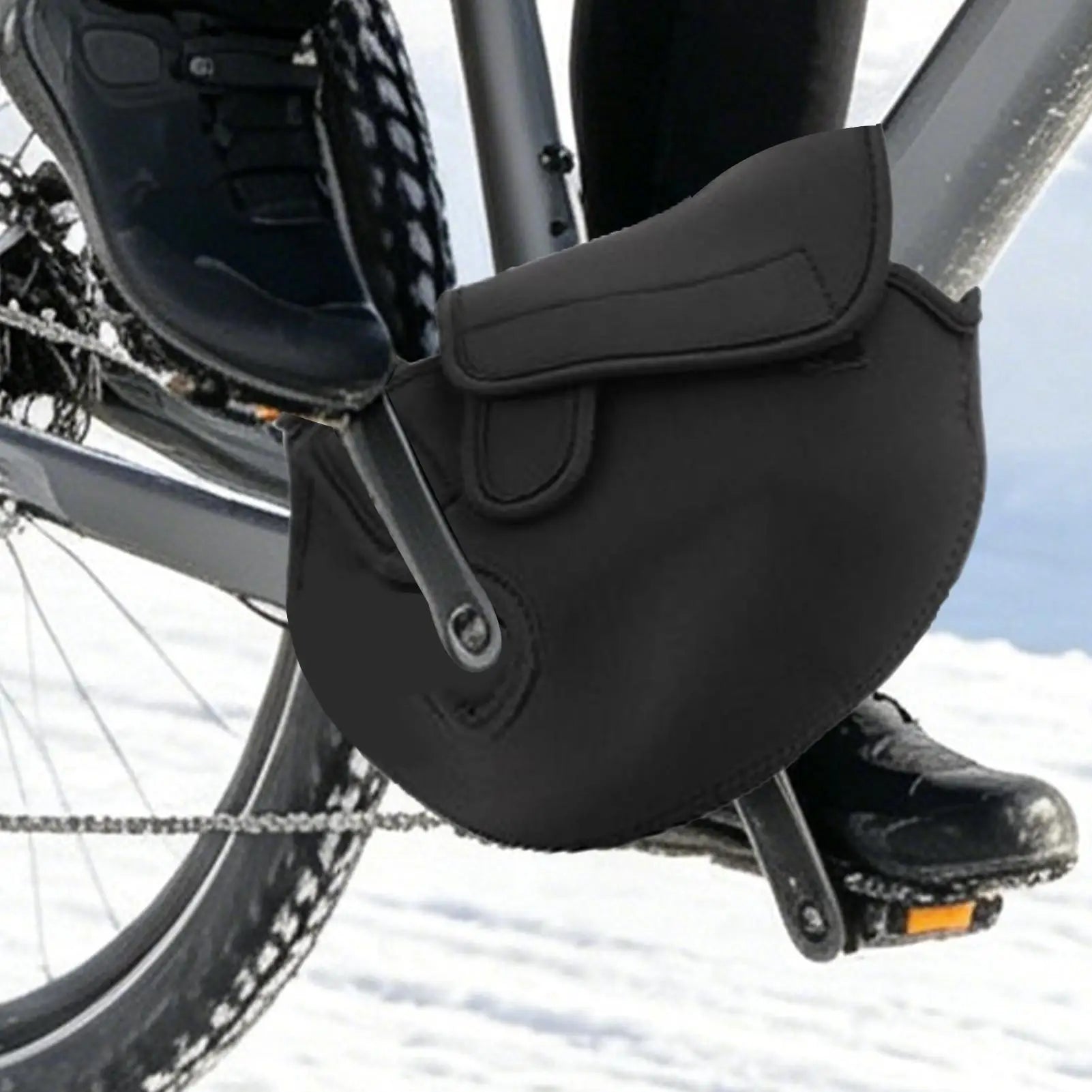 E-Bike Motor Cover Windproof Waterproof Protection Electric Bike Engine Protective Cover for Transportation Storage Home Garage Qme