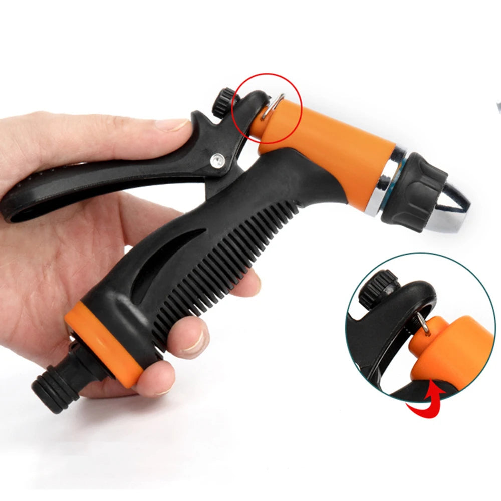 High-Pressure Car Wash Water Gun Car Wash Machine, Multi-Functional Garden Adjustable Water Spray Gun Qme
