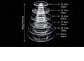 4 6 Layer Macaron Dessert Luxury Pastry Display Rack Paper Cup Cake Qme 6-layer