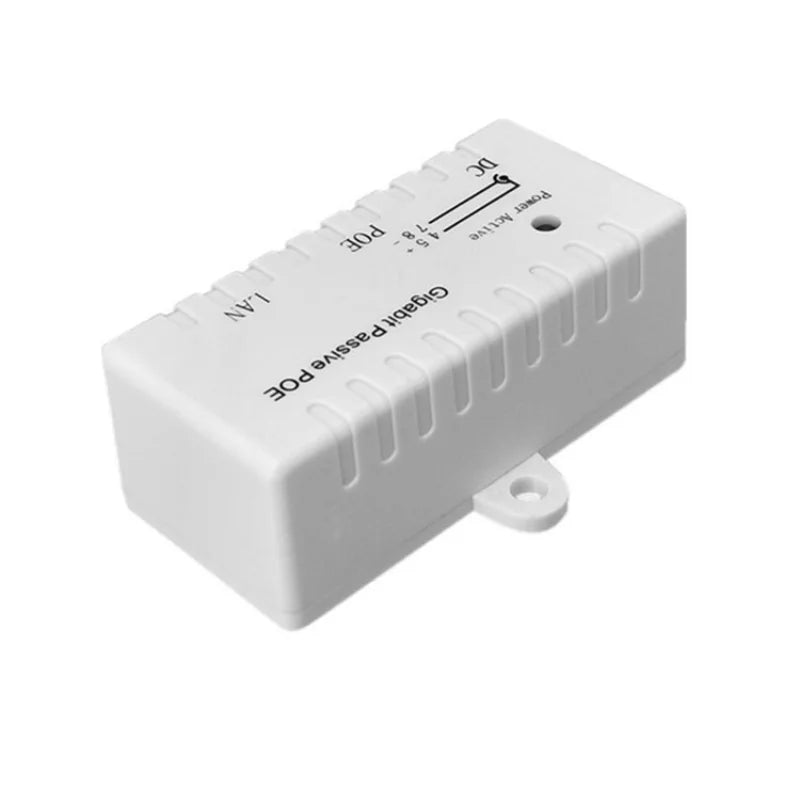 10pcs 1000Mbps Gigabit Single-port Passive POE Injector Power Splitter for IP Camera POE Adapter Module Accessories POE DC12-48v Qme
