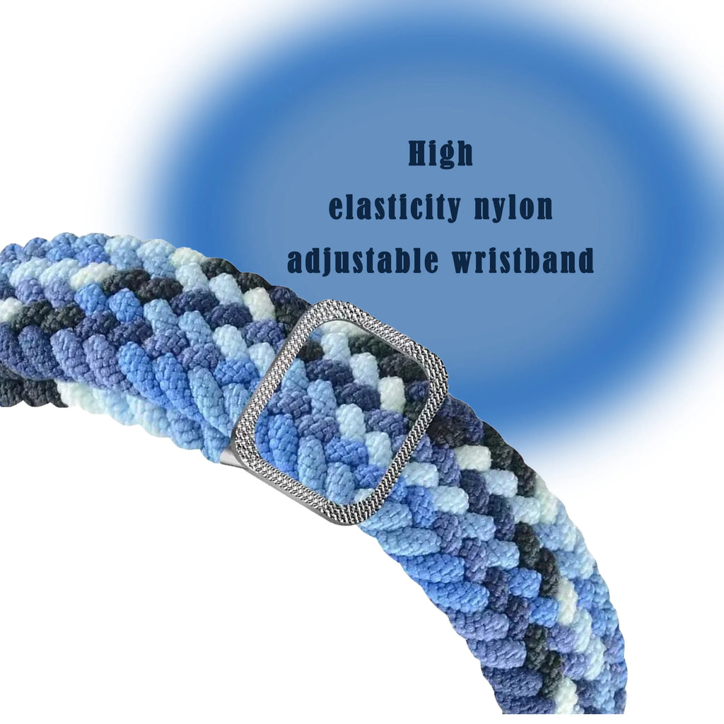 Mi Series Nylon Elastic Weaving Strap Adjustable Replacement Wristband For Mi3 Mi4 Mi5 Mi6 Mi7 Qme