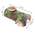 Natural Bark Reptile Hideaway Cave Resin Shelter Lizard Snake Qme Default Title