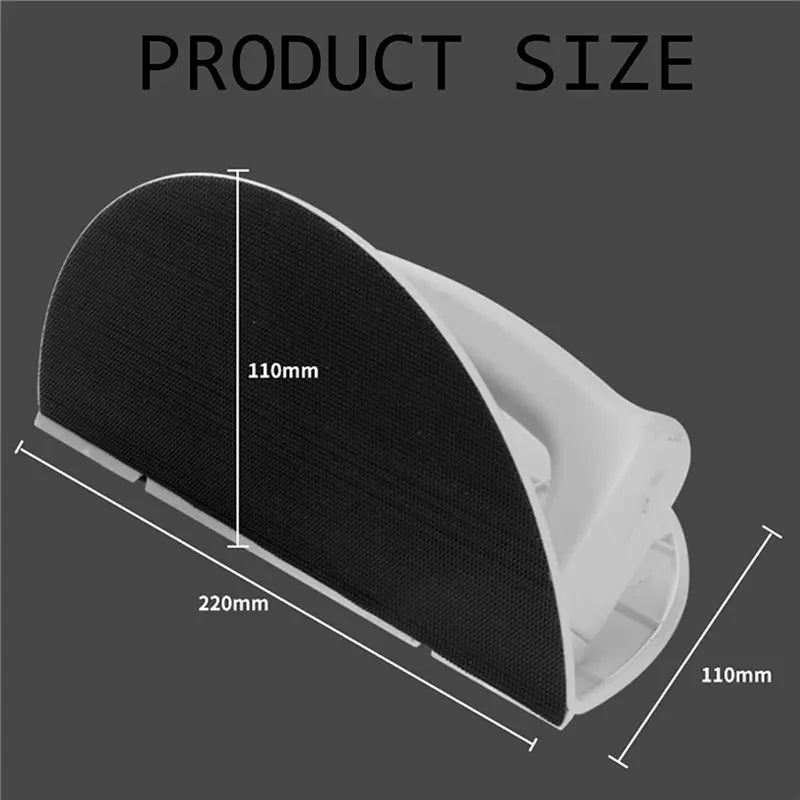 A02F-Self-Adhesive Semi-Circular Sanding Tool With 320 Grit Sandpaper- Corner Sander For Woodworking And Drywall Qme