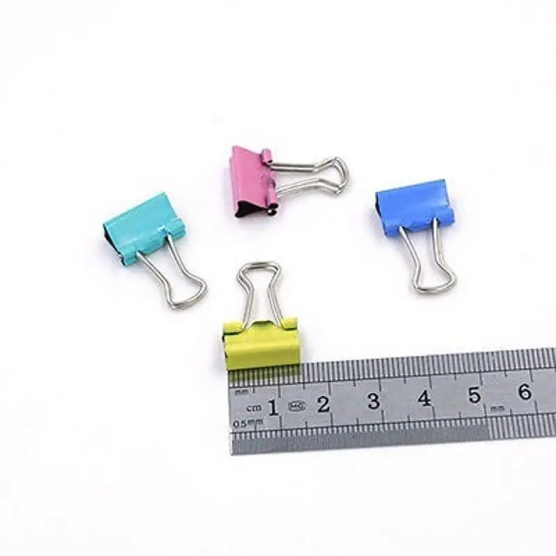Metal Long Tail Clip Receipt Colored Swallowtail Paper Material Qme
