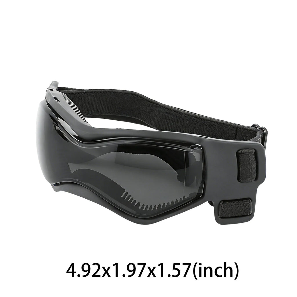 Dog Goggles Dustproof Cycling Eye Protection Sunglass with Adjustable Straps for Motorcycle Driving Bike Riding Hiking Swimming Qme