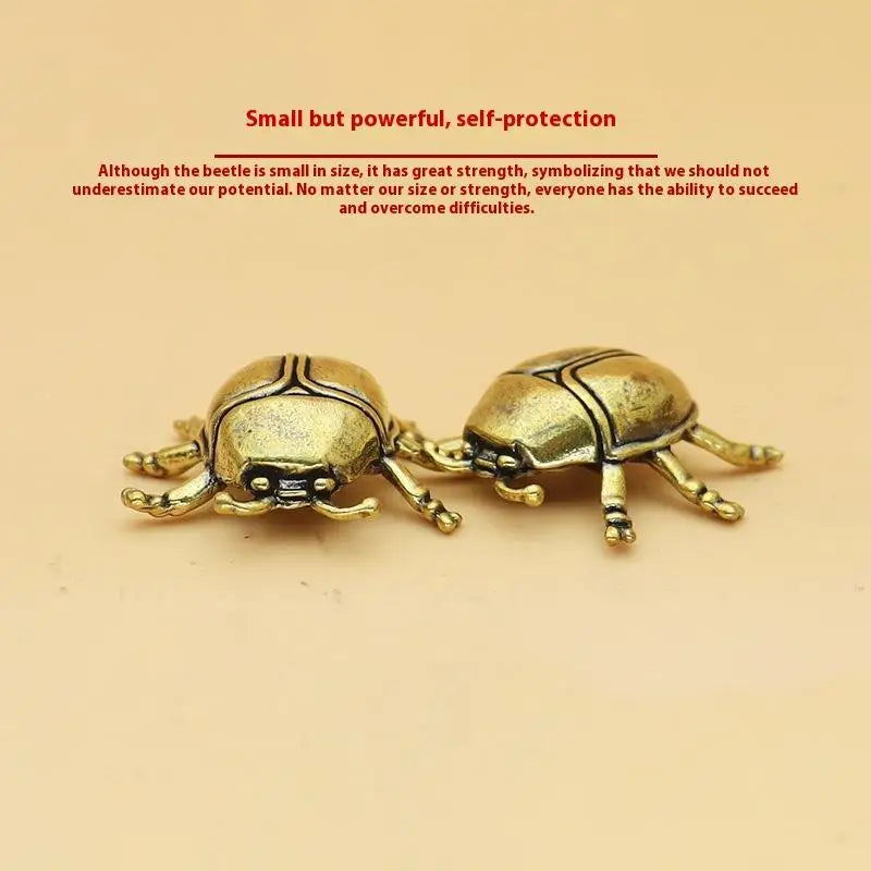 Funny Ant Scorpion Crafts Solid Brass Insect Beetles Figurines Qme