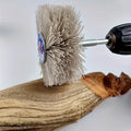 1 piece wire brush polishing wheel, nylon abrasive rotary tool, wood carving polishing accessories Qme 1PC