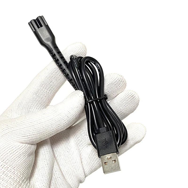 5V USB Charging Cable Adapter Electric Hair Clippers Power Supply Qme