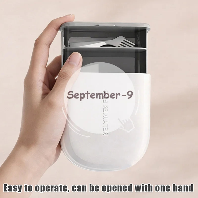 Sleek Portable Invisible Case Sealed Storage Travel-friendly Braces Qme
