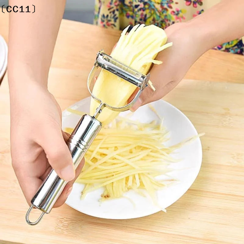 Stainless Steel Vegetable Fruit Peelers Dual Blades Rust Resistant Qme Default Title