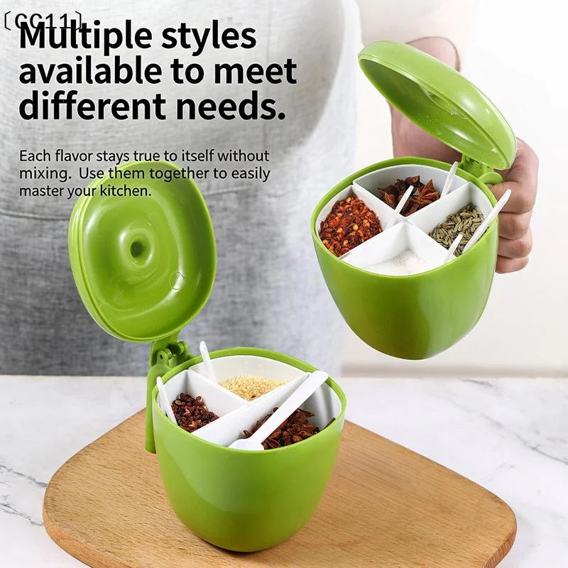 Creative Seasoning Jar Container Spice Rack Organizer Outdoor Camping Qme