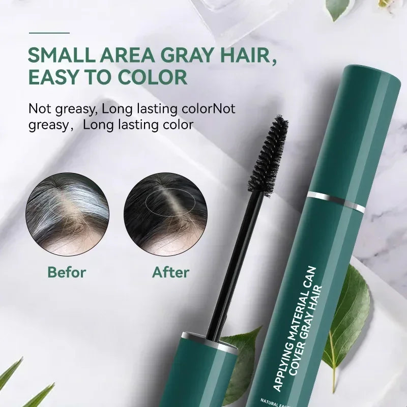 Hair Dying Stick Long Lasting Fast Staining Washable High Saturation Cover White Hair Non-toxic Not Greasy Disposable Hair Dye Qme