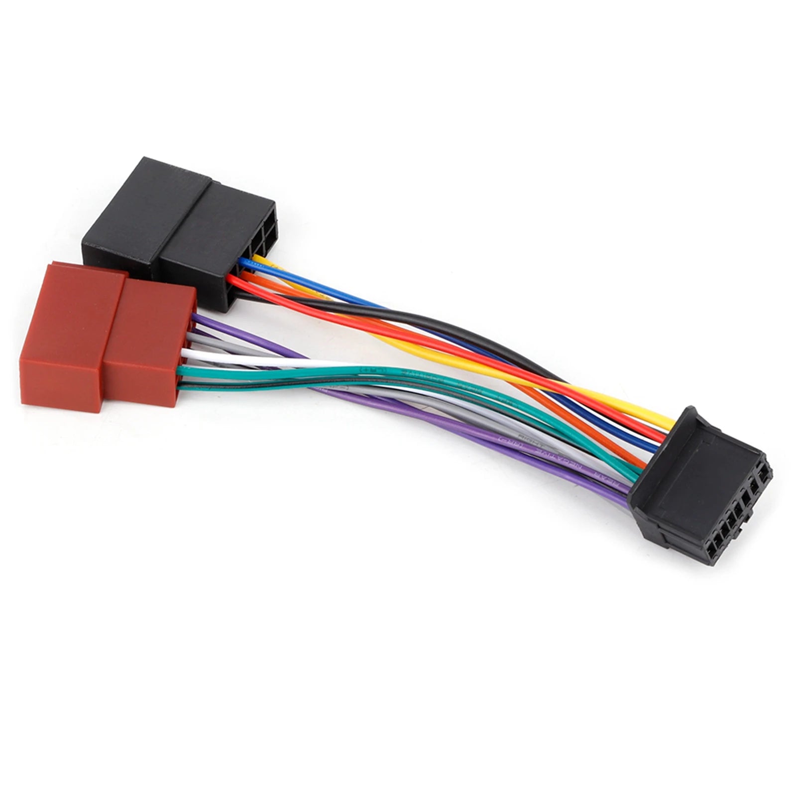 Stereo Harness 16pin Stereo Harness Car Stereo Harness 16pin Port to Mini Iso 8pin Plug Wiring Cable Fits for 2003‑on Qme
