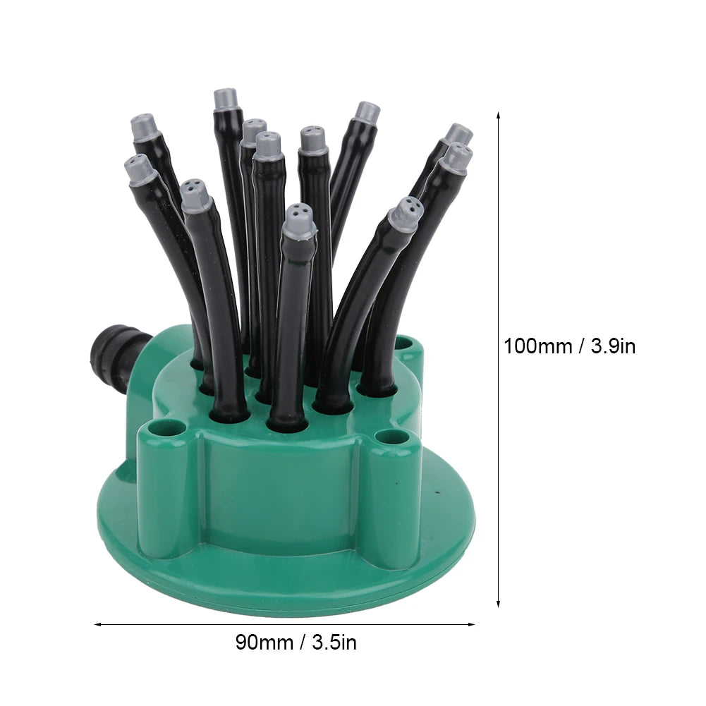 360 Degree Rotating Garden Sprinkler Multi Head Automatic Irrigation Sprayer Nozzle Lawn Watering System Garden Supplies Qme