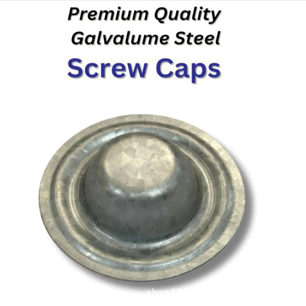 Roofing Screw Caps Heavy-duty Weather Protection Metal Roof Cover RV Qme