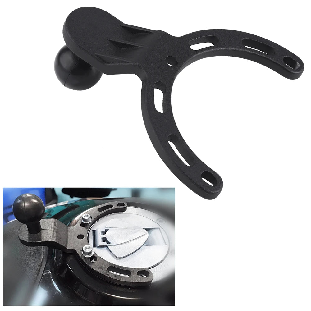 Adjustable Motorcycle Gas Mount GPS Phone Camera Bracket Hoder Motorcycle Gas Mount Bracket Motorcycle Mount Bracket Qme