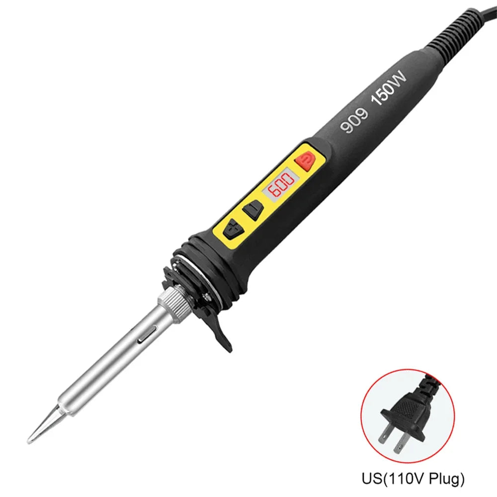 120W 150W Digital Electric Soldering Iron Tool Dual Calibration Qme 150W-110V US
