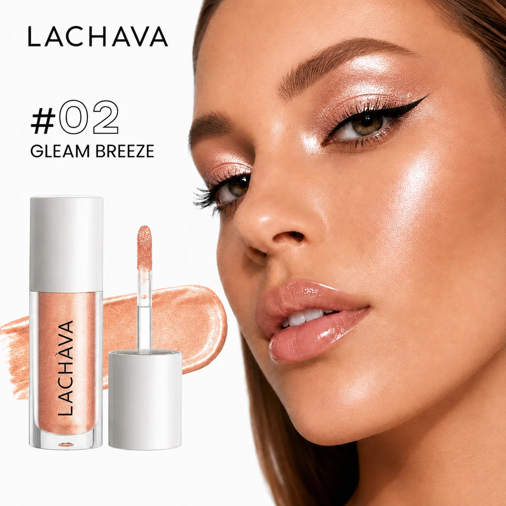 2-in-1 Glitter Shimmer Liquid Eyeshadow Highlighter Waterproof Long Qme