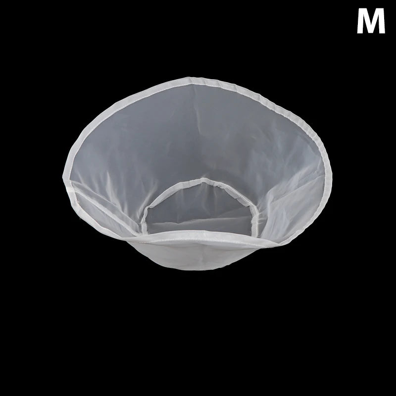Kitchen Tool Soy Milk Filter Net Bag Nylon Liquid Coffee Reusable Qme M