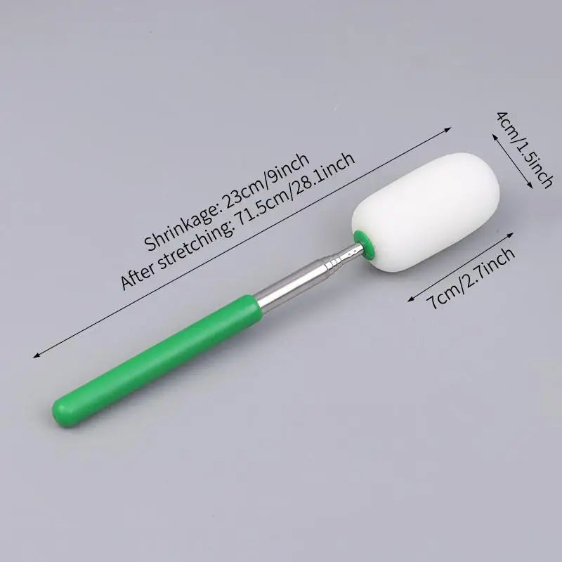 Telescoping Pottery Sponge Tool Set, High Absorbency Water Removal Wand with Replacement Heads, Cleaning Stick for Clay Pottery Qme 01