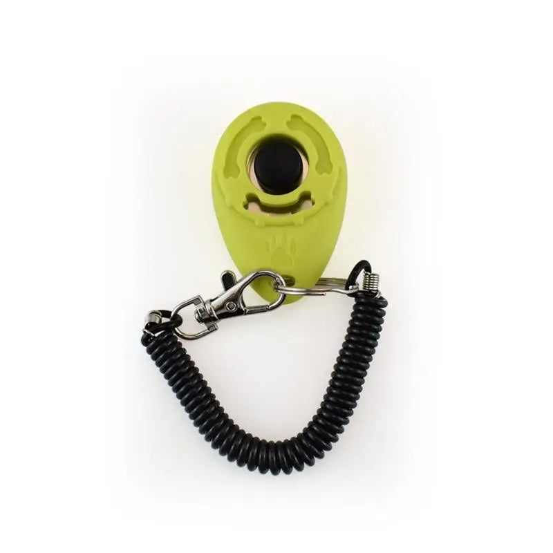 Key Chain Dog Training Clicker Aid Repeller Supplies Adjustable Wrist Qme A9