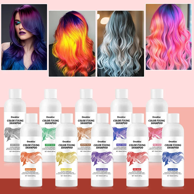 Semi-permanent Hair Coloring Shampoo Invisible Protects Fixes Qme