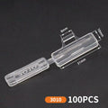 Plastic Cable Label Tags Wire Sign Name Holder Box Data Cables Office Qme A1