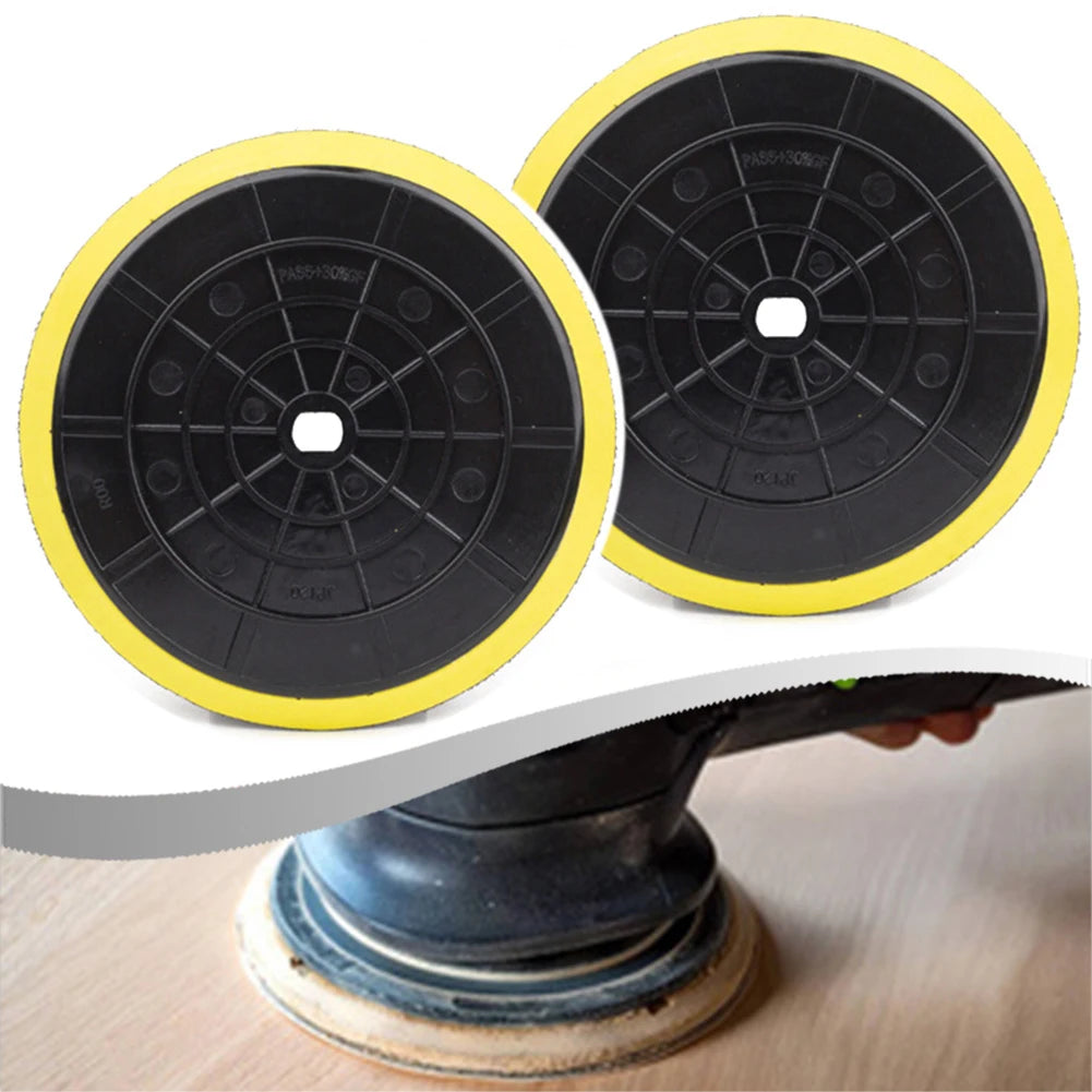 2pcs Backing Pads 6-Inch Buffer Pads Polished Disc Backing Pads For Cordless Buffer Polishing Power Tools Replacement Parts Qme