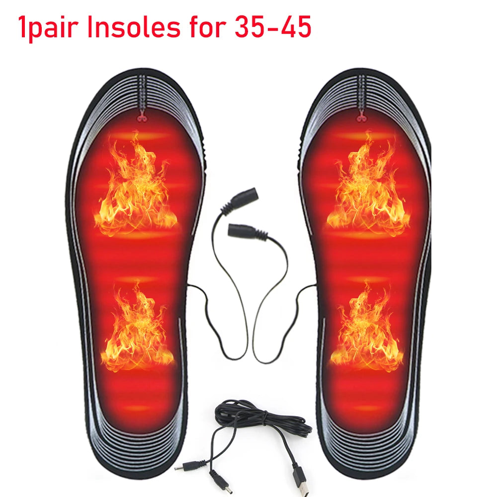 Adjustable Electric Heated Socks with Rechargeable Battery for Chronically Cold Feet Large Size USB Charging Heating Socks Qme Heated Insole China Mainland