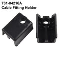 2Pcs 731-04216A Dual Cable Fitting Holder Replacement Fits For Yard Garden Machines 731-04216 Lawn Mower Parts Qme Default Title