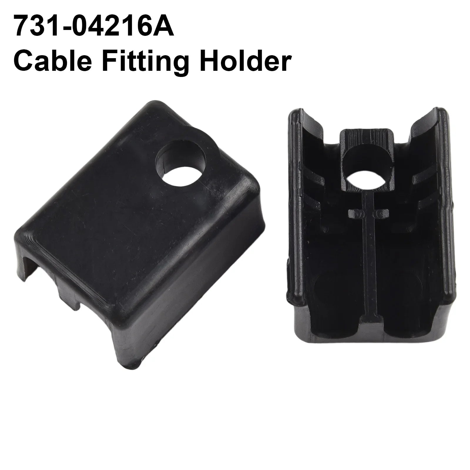 2Pcs 731-04216A Dual Cable Fitting Holder Replacement Fits For Yard Garden Machines 731-04216 Lawn Mower Parts Qme Default Title