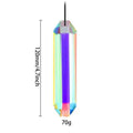 Sun Catcher Crystal Prism Wind Chime Long Pendant Indoor Garden Qme L