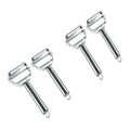 Vegetable Peeler Stainless Steel Melon Planer Double-Head Peeler Household Kitchen Multiple-Function Fruit And Vegetable Peeler Qme 4in1 Peeler 4PCS