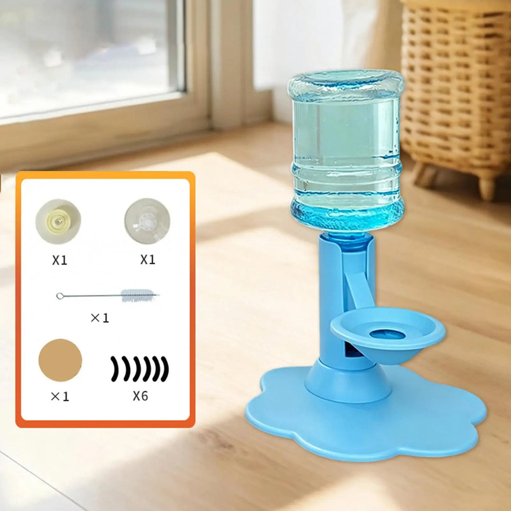 Cat Water Dispenser Non-slip Adjustable Automatic Pet Supplies Animal Qme
