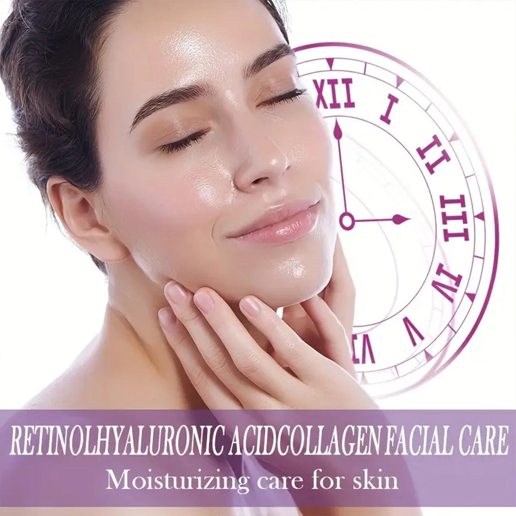 Water Ice Levin 2-Minute Face Cream: Retinol, Hyaluronic Acid & Collagen for Instant Smoothing. Day & Night Use. 50g. Qme