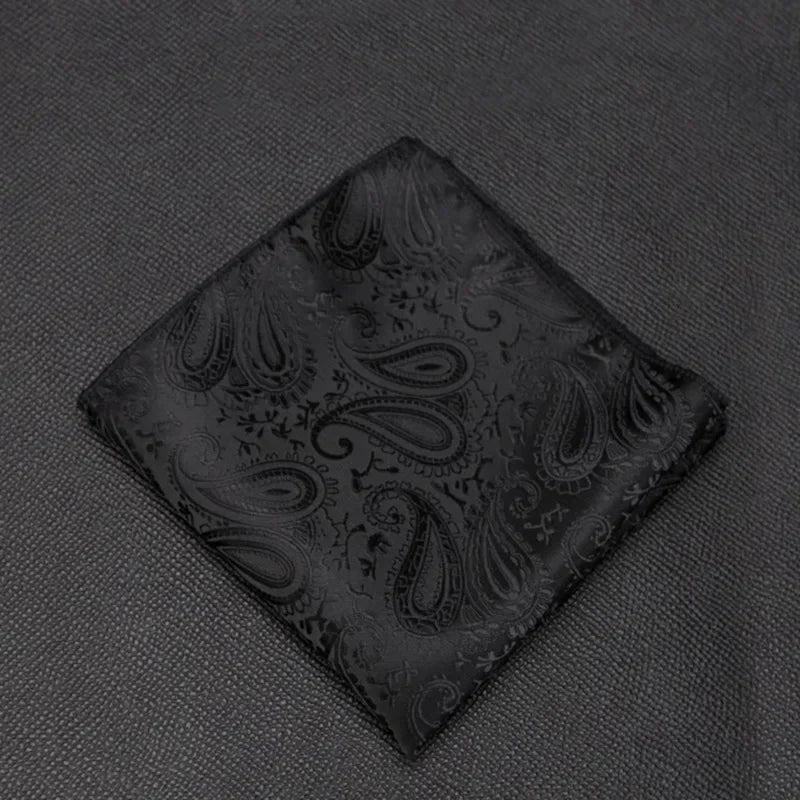 Men Pocket Square Suits Hanky Plaid Handkerchiefs Casual Suit